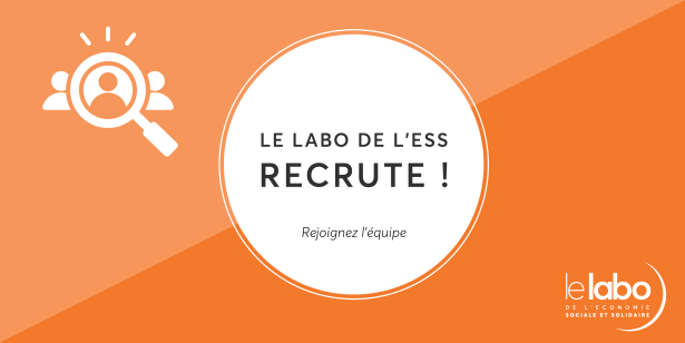 Le Labo de l'ESS recrute ! Chargé.e de projet